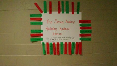 Service Squad starting a Christmas Kindness Chain