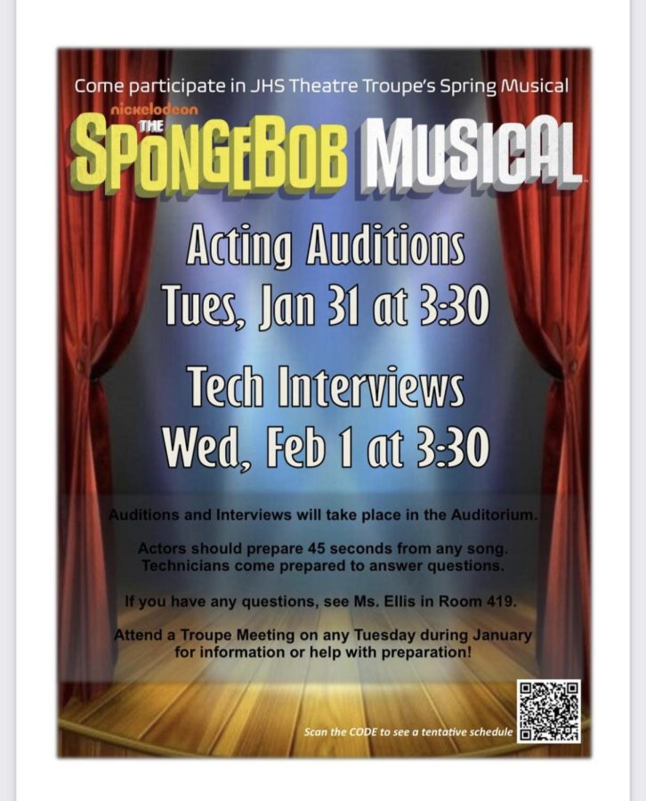 JHS Theatre Troupes Spring Musical Auditions